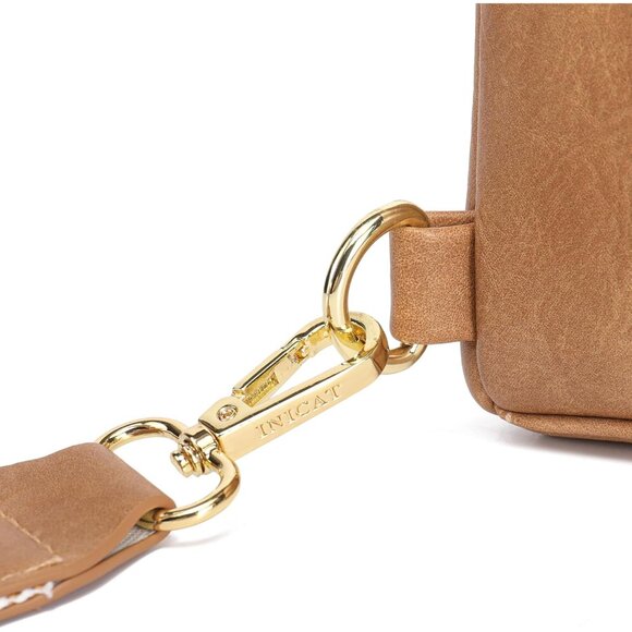 Elegant Earth Yellow Crossbody Sling Bag for Women - Anti-Theft Travel Essential - Picture 8 of 9